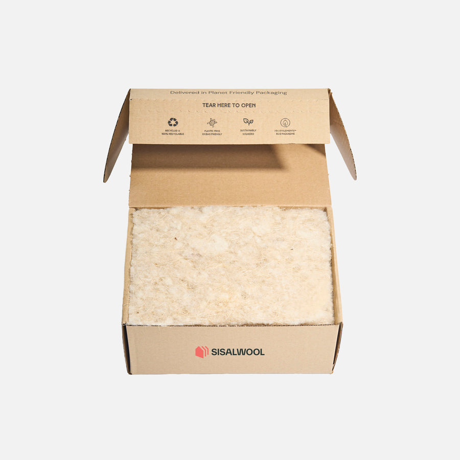 Sisalwool Natural Fibre Insulation - Sample Box