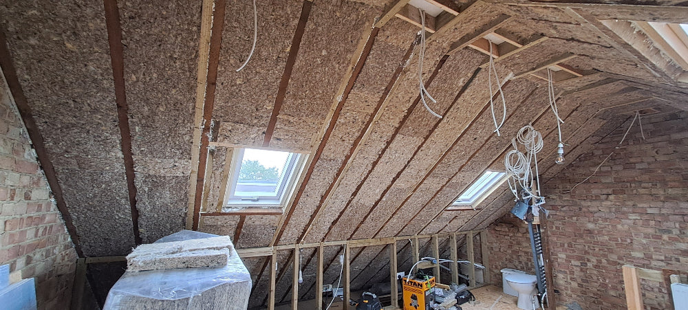Sisalwool warm roof