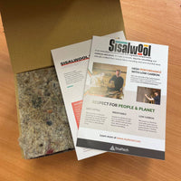 SISALWOOL™ Natural Fibre Insulation - SAMPLE BOX - Sisaltech Ltd